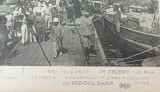 WW1 Postcard, Greek Volunteers Embarking for Sed Dul Bahr, Turkey