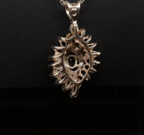 Vintage Australian Sapphire & Diamond 10ct Yellow Gold Pendant Val $2885