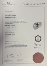 Vintage 9-9.5mm Tahitian Cultured Pearl & Diamond 14k Gold Ring sz R Val $6565