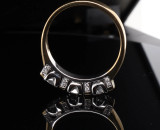 0.60ct G Vs Diamond 18K T/T Gold Dress Ring Size R Val $7015