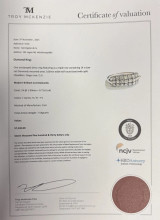 Vintage Platinum 0.72ct Brilliant Cut Diamonds Dress Ring Size Q1/2 Val $7530