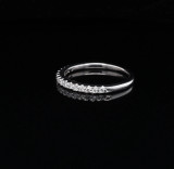 Vintage 18K Gold 0.30ct G VsBrilliant Cut Diamond Dress Ring Size M.5 Val $2905