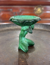 c.1930 Czechoslovakian Malachite H.Hoffman Ring Tray