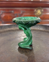 c.1930 Czechoslovakian Malachite H.Hoffman Ring Tray