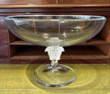 Versace Medusa Rosenthal Lumiere Round Crystal Bowl on Foot