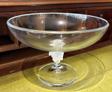 Versace Medusa Rosenthal Lumiere Round Crystal Bowl on Foot