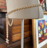 Vintage 2008 Chanel Size 34 Pearl Chain Belt