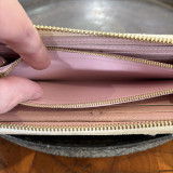 Auth. Louis Vuitton Damier Azur Summer Trunk Collection Wallet