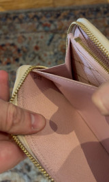 Auth. Louis Vuitton Damier Azur Summer Trunk Collection Wallet