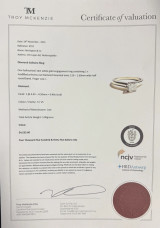 Vintage 0.48ct H Vs Princess Cut Diamond 14k White Gold Ring Size I Val $4535