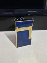 S.T. Dupont Line 2 Atelier Dark Blue Lacquer Lighter Limited Edition 016134