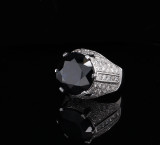 Vintage Australian Sapphire & 1.86ct F-G VsDiamond 18k Ring Size K1/2 Val $21905