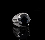 Vintage Australian Sapphire & 1.86ct F-G VsDiamond 18k Ring Size K1/2 Val $21905