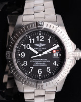 Auth. Breitling Avenger Seawolf Auto 3000m 44mm Titan Diver Watch E17370 +Papers