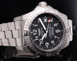 Auth. Breitling Avenger Seawolf Auto 3000m 44mm Titan Diver Watch E17370 +Papers