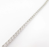 16.50ct Diamond Set 18ct White Gold Tennis Bracelet 17cm Long Val $51855