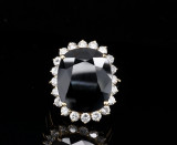 Vintage Australian Sapphire & 0.80ct I Si Diamond 18k Ring Size K1/2 Val $12675