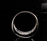 Vintage Ceylon Sapphire & 0.81ct H Vs Diamond Platinum Ring Size M Val $6150