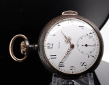 Antique Volta 52mm Gun Metal Repeater Pocket Watch - Serviced