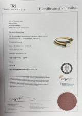 Vintage 0.30ct G VS Princess Cut Diamond 18k Gold Ring Size K Val $4305