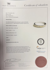 A Platinum & 0.50ct VS Diamond Set Ladies Band / Ring Size M Val $2030