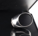 Antique 0.98ct Old Cut Diamond Set Bombe Cluster 18k Gold Ring Size K Val $6615