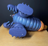 2006 Japanese Bandai Ultraman Kaiju Superju Vakishim Soft Figure (2007 Tag)