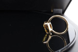 Vintage 5.49ct Australian Yellow Sapphire 18k Gold Ring Size M1/2 Val $45300