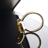 Vintage 5.49ct Australian Yellow Sapphire 18k Gold Ring Size M1/2 Val $45300