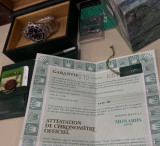 Auth 2002 Rolex Sea-Dweller Steel Men’s Watch Ref 16600 K serial Box Set