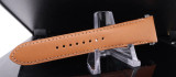 Auth. Cartier Santos Tan Leather 21mm Watch Strap KDAULABK