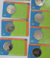 16 x UNC 50c 2006 Melbourne Commonwealth Games. All Carded !! All Different !!