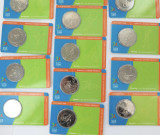 16 x UNC 50c 2006 Melbourne Commonwealth Games. All Carded !! All Different !!