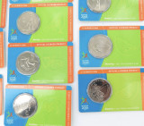 16 x UNC 50c 2006 Melbourne Commonwealth Games. All Carded !! All Different !!