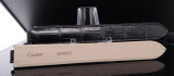 Auth. Cartier Black Alligator Leather 16mm/14mm Watch Strap KD4N2K97