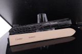 Auth. Cartier Black Alligator Leather 16mm/14mm Watch Strap KD4N2K97 #2