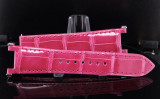 Auth. Cartier Pasha 35 Pink Alligator Leather 12mm Watch Strap WSPA0012
