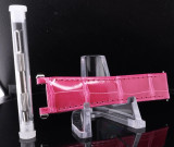 Auth. Cartier Pasha 35 Pink Alligator Leather 12mm Watch Strap WSPA0012