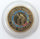 2020 Colourized UNC $2 Coin. "T20 Women's World Cup" FREE POST !!