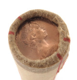 1978 RAM Mint Roll 1c / 50c. Head / Head. 50 x UNC 1c Coins.