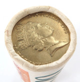 1988 RAM Mint Roll $1 / $20. Head / Head. 20 x UNC $1 Coins, Bicentennial