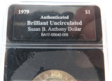 JOB LOT !! 3 x USA Susan B Anthony UNC $1 / Slabbed. 1979, 1980S, 1981