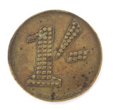RARE "E J CATO, 423 George St. 1/-" Check Piece / Token by Miller & Morris.