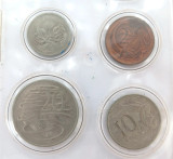 1966 Australian Complete Set 6 Coins incl 80% Silver 50c.
