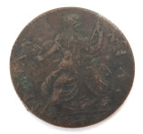 1773 George III "Evasion not Regal" 1/2 Penny 6.9 grams 26.8mm Flat, Limited Rim