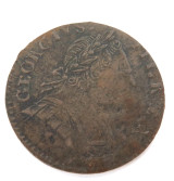 1773 George III "Evasion not Regal" 1/2 Penny 6.9 grams 26.8mm Flat, Limited Rim