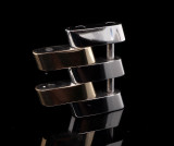 Auth. BREITLING Chronomat & Crosswind Steel & Gold 18mm Pilot Link #3