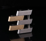 Auth. BREITLING Chronomat & Crosswind Steel & Gold 18mm Pilot Link #3