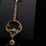 Antique Tiffany & Co. Platinum 18k Gold 2.19ct Old Cut Diamond & Pearl Necklace