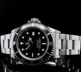 Auth 2008 Rolex Sea-Dweller Steel Watch Ref 16600 M serial Box & Docs Swing Tag